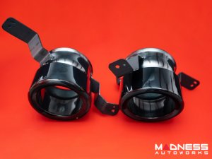 Alfa Romeo Stelvio Exhaust Trim Ring Set - Gloss Black 